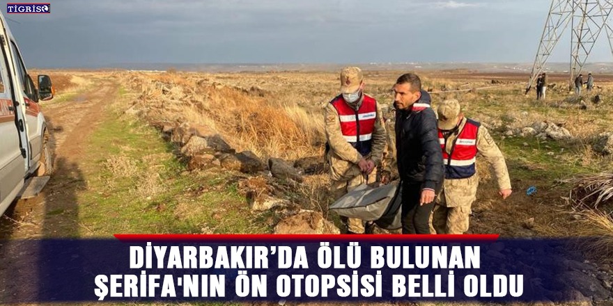 Diyarbakır’da ölü bulunan Şerifa'nın ön otopsisi belli oldu