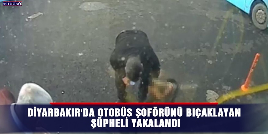 Diyarbakır'da otobüs şoförünü bıçaklayan şüpheli yakalandı