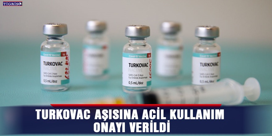 TURKOVAC aşısına acil kullanım onayı verildi