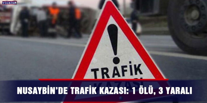 Nusaybin’de trafik kazası: 1 ölü, 3 yaralı