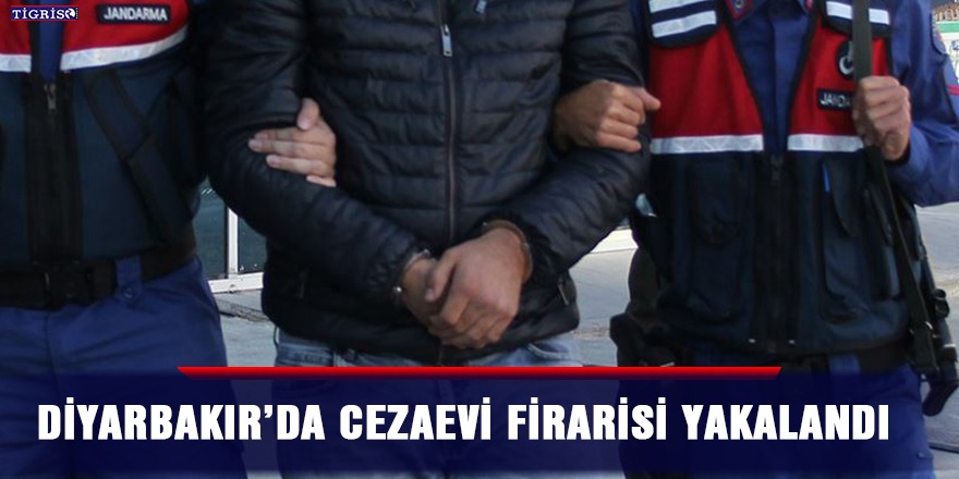 Diyarbakır’da cezaevi firarisi yakalandı
