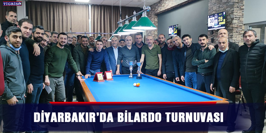 Diyarbakır’da bilardo turnuvası