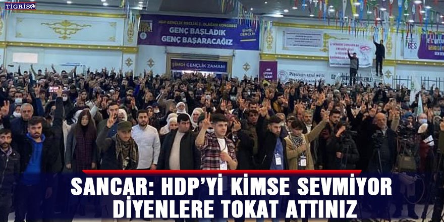 Sancar: HDP’yi kimse sevmiyor diyenlere tokat attınız