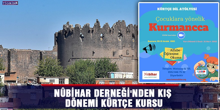 Nûbihar Derneği'nden kış dönemi Kürtçe kursu