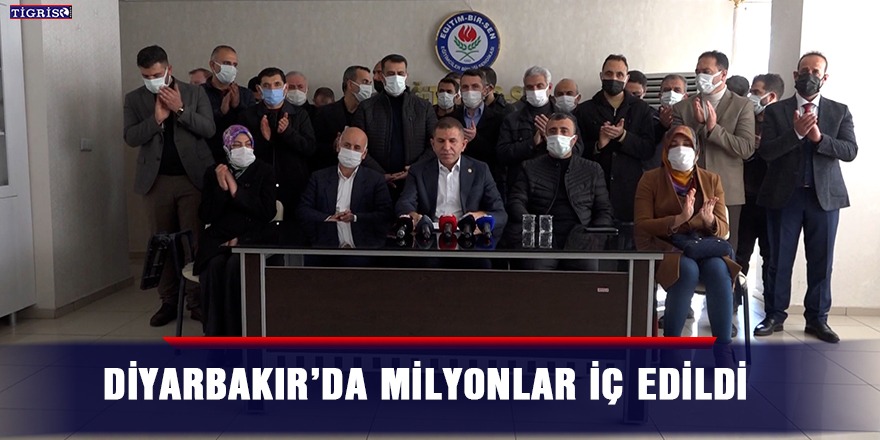 VİDEO - Diyarbakır’da milyonlar iç edildi