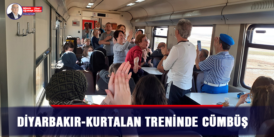 VİDEO - Diyarbakır-Kurtalan treninde cümbüş