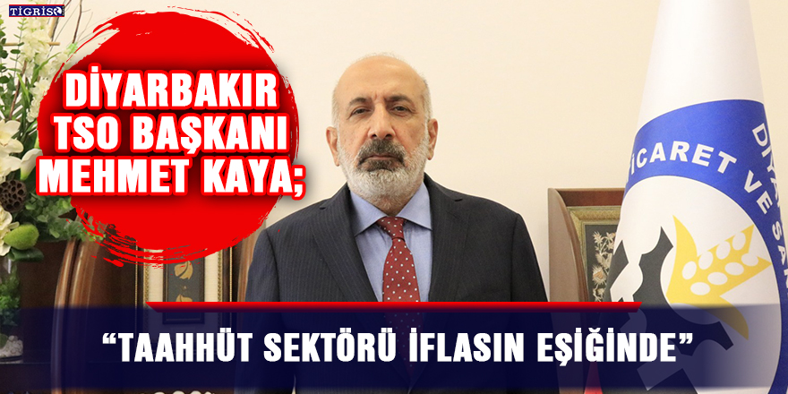“Taahhüt Sektörü İflasın Eşiğinde”