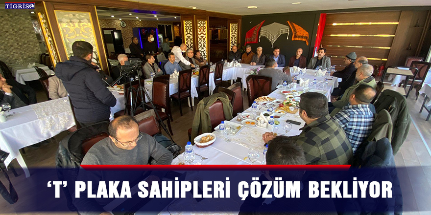 ‘T’ plaka sahipleri çözüm bekliyor