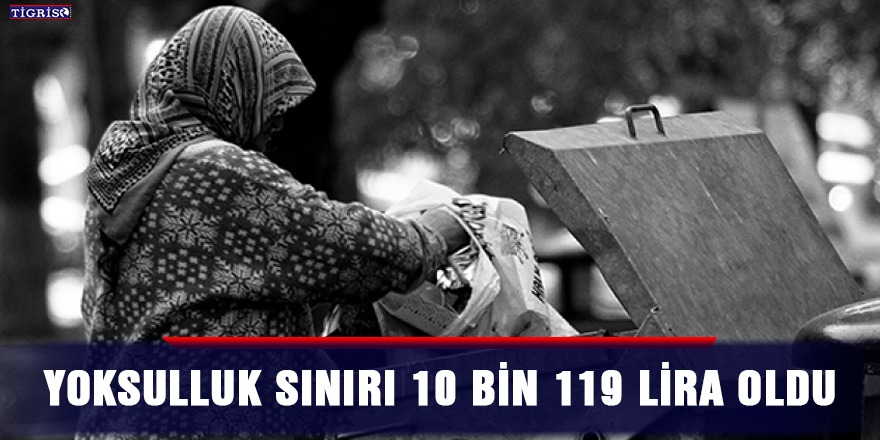 Yoksulluk sınırı 10 bin 119 lira oldu