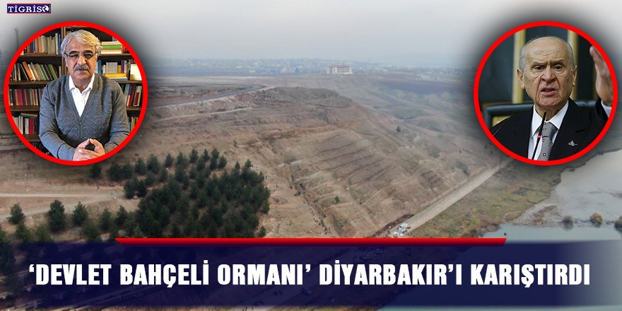 'Devlet Bahçeli Ormanı' Diyarbakır’ı karıştırdı