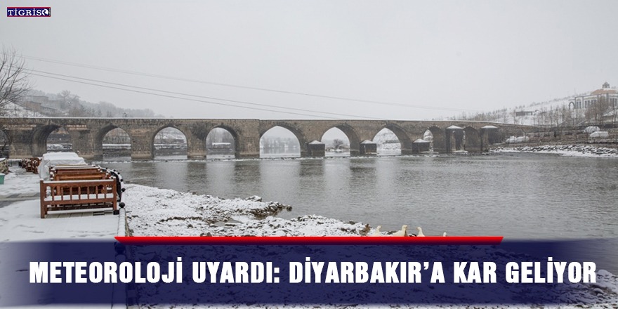 VİDEO - Meteoroloji uyardı: Diyarbakır’a kar geliyor