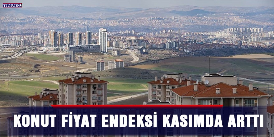 Konut Fiyat Endeksi kasımda arttı