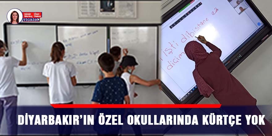 Diyarbakır’ın özel okullarında Kürtçe yok