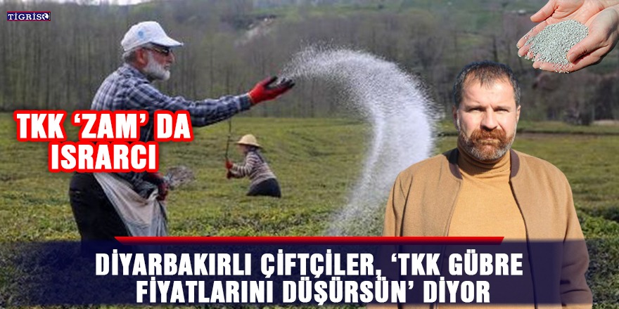 Diyarbakırlı çiftçilerden 'gübre' isyanı