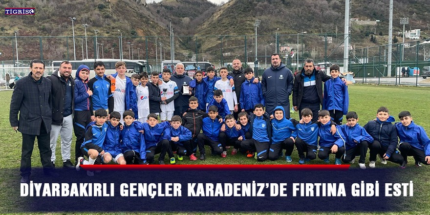 Diyarbakırlı gençler Karadeniz’de fırtına gibi esti