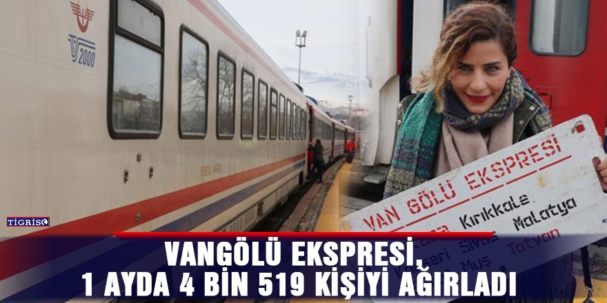 Vangölü Ekspresi, 1 ayda 4 bin 519 kişiyi ağırladı