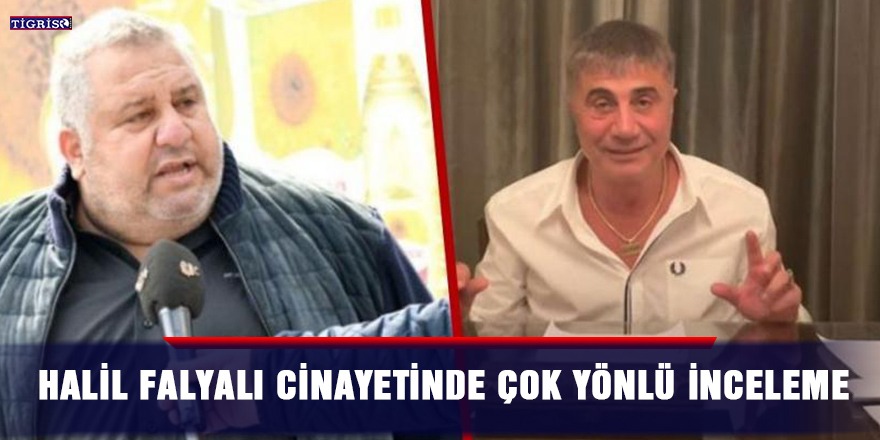 Halil Falyalı cinayetinde çok yönlü inceleme