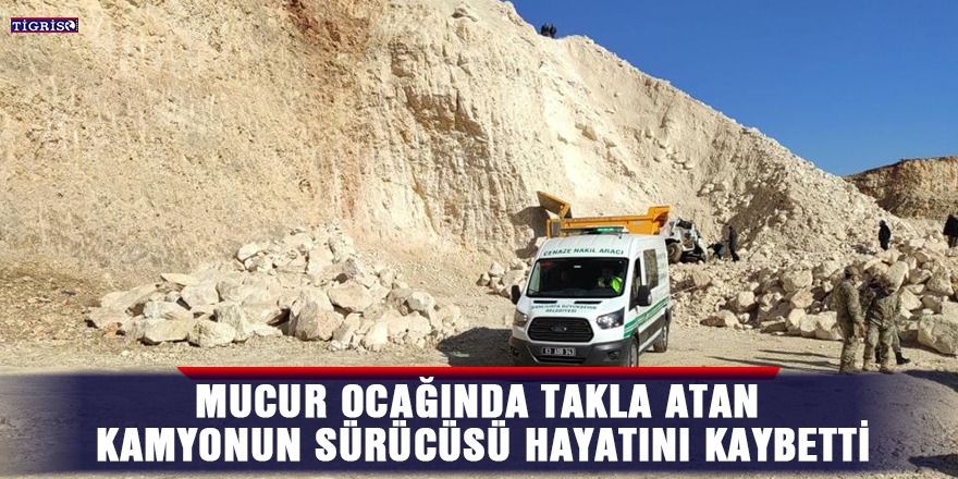 Mucur ocağında takla atan kamyonun sürücüsü hayatını kaybetti