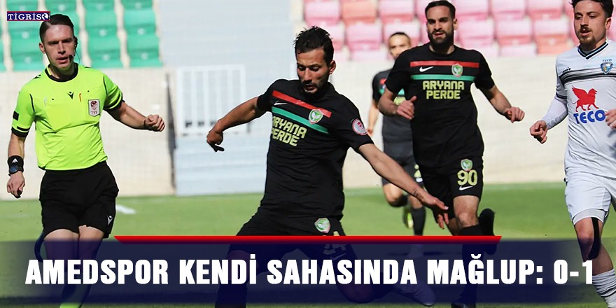 Amedspor kendi sahasında mağlup: 0-1