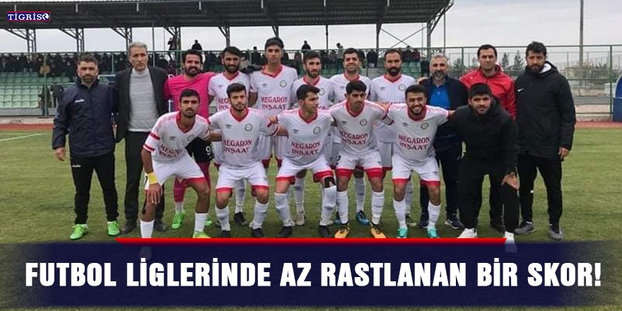 Futbol liglerinde az rastlanan bir skor!