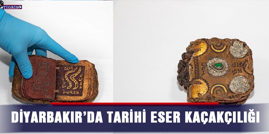 Diyarbakır’da tarihi eser kaçakçılığı