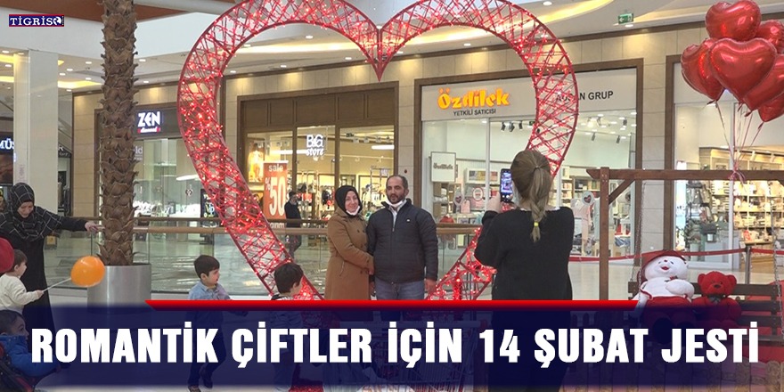 VİDEO - Romantik çiftler için 14 Şubat jesti