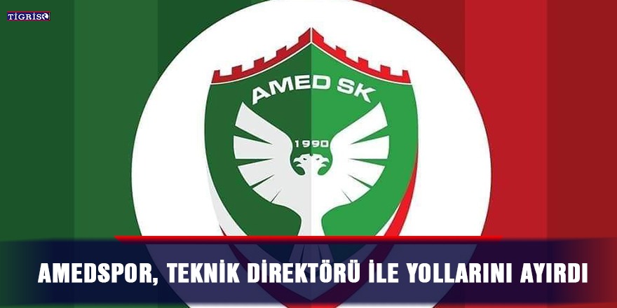 Amedspor, teknik direktörü ile yollarını ayırdı