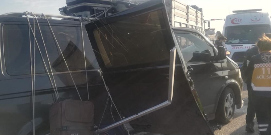 Mardin’de trafik kazası: 1 ölü, 8 yaralı