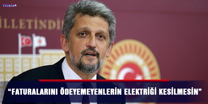 “Faturalarını ödeyemeyenlerin elektriği kesilmesin”