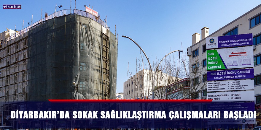 Diyarbakır’da sokak sağlıklaştırma çalışmaları başladı