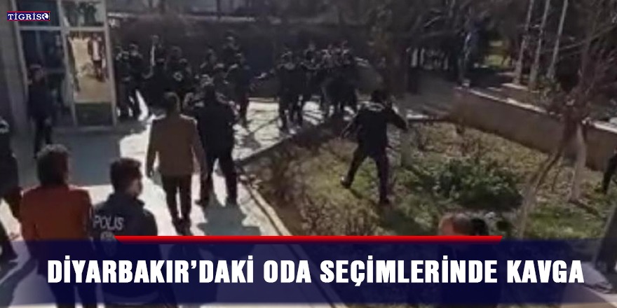 VİDEO - Diyarbakır’daki oda seçimlerinde kavga