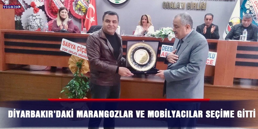 Diyarbakır’daki Marangozlar ve Mobilyacılar seçime gitti