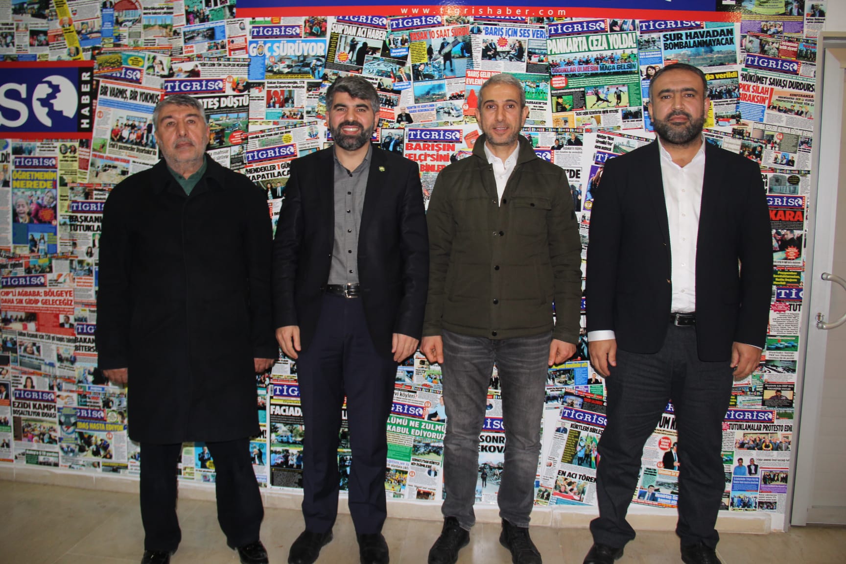 HÜDA PAR heyetinden gazetemize ziyaret