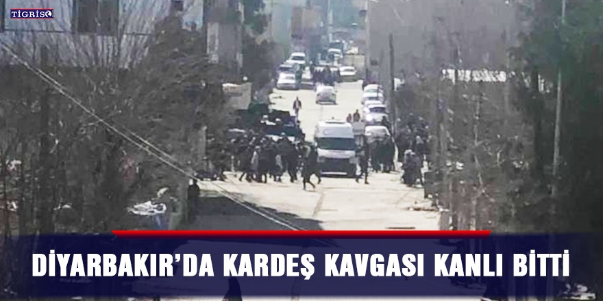 Diyarbakır’da kardeş kavgası kanlı bitti