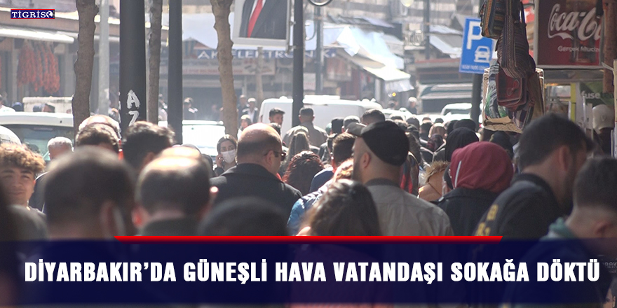 VİDEO - Diyarbakır’da güneşli hava vatandaşı sokağa döktü