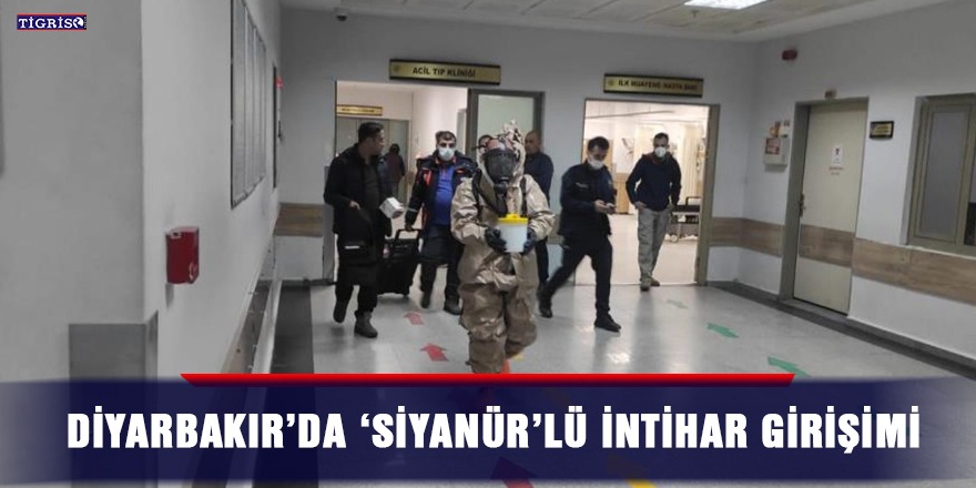 VİDEO - Diyarbakır’da ‘siyanür’lü intihar girişimi