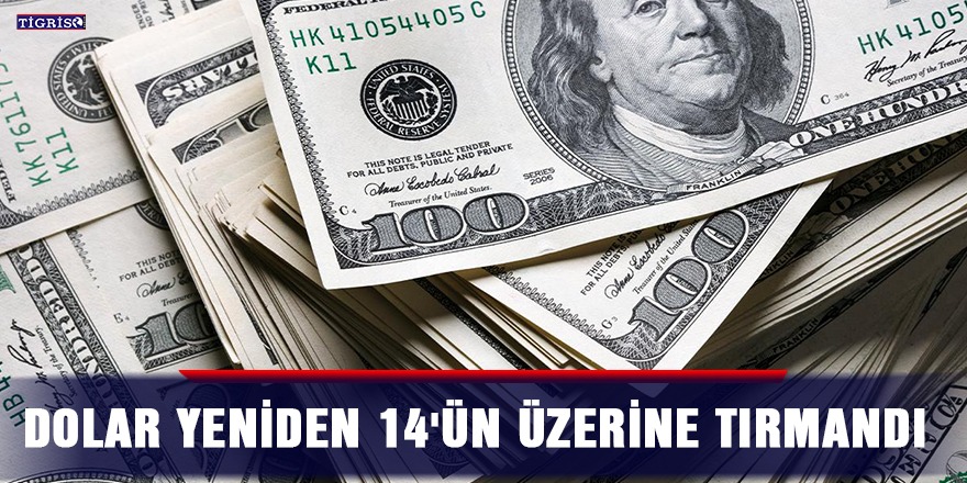 Dolar yeniden 14'ün üzerine tırmandı