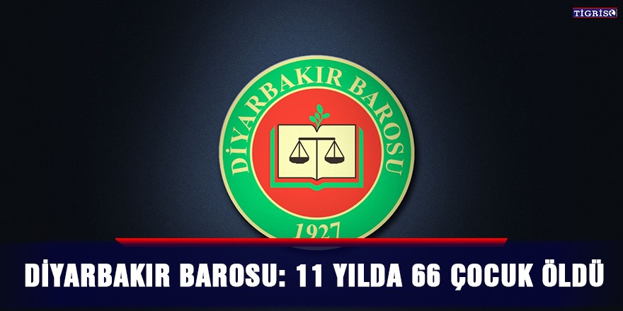 Diyarbakır Barosu: 11 yılda 66 çocuk öldü
