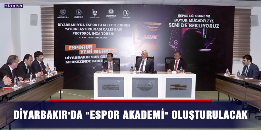 Diyarbakır'da "Espor Akademi" oluşturulacak