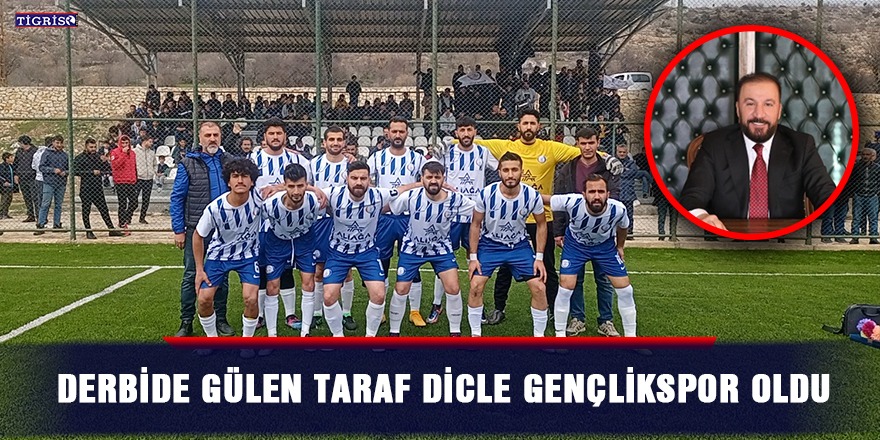 Derbide gülen taraf Dicle Gençlikspor oldu
