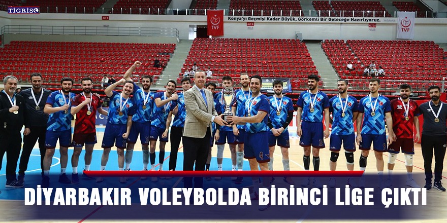 Diyarbakır voleybolda birinci lige çıktı