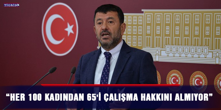 "Her 100 kadından 65'i çalışma hakkını almıyor"