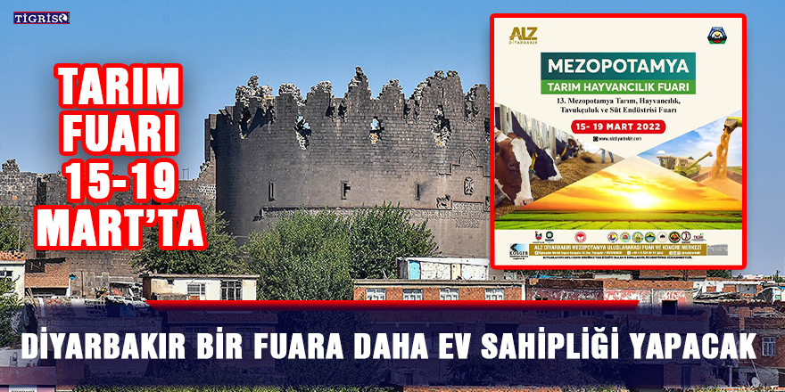Diyarbakır bir fuara daha ev sahipliği yapacak
