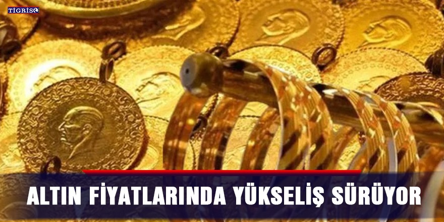 Altın fiyatlarında yükseliş sürüyor