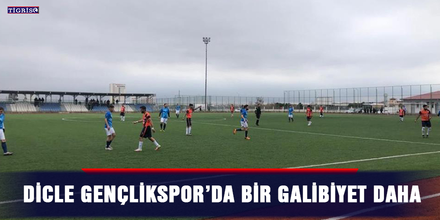 Dicle Gençlikspor’dan bir galibiyet daha