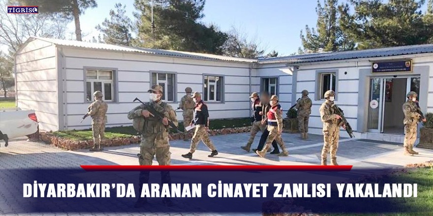 Diyarbakır’da aranan cinayet zanlısı yakalandı