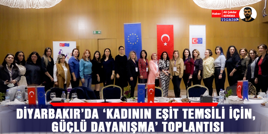 VİDEO - Diyarbakır’da ‘Kadının eşit temsili için, güçlü dayanışma’ toplantısı