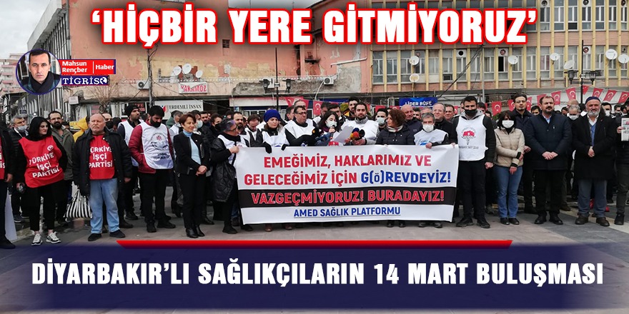VİDEO - Diyarbakırlı sağlıkçıların 14 Mart buluşması