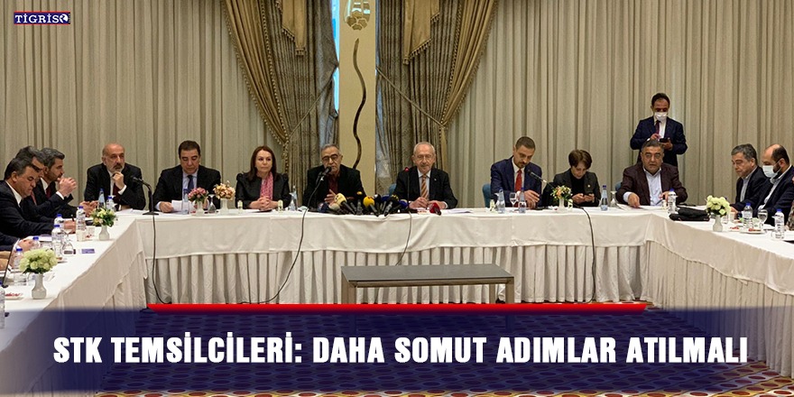 STK temsilcileri: Daha somut adımlar atılmalı