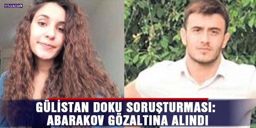 Gülistan Doku soruşturması: Abarakov gözaltına alındı